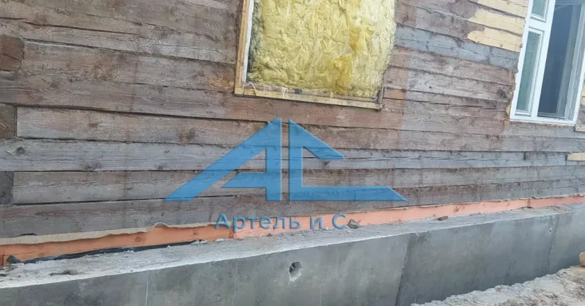 Укрепление фундамента старого дома