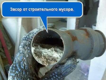 Засоры в канализации: причины и способы устранения